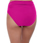 Back View Of Profile By Gottex Tutti Frutti Shirred Tankini Bottom | PROFILE TUTTI FRUTTI VIOLET