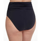 Back View Of Profile By Gottex Tutti Frutti High Waist Tankini Bottom | PROFILE TUTTI FRUTTI BLACK