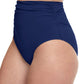 Side View Of Profile By Gottex Tutti Frutti High Waist Tankini Bottom | PROFILE TUTTI FRUTTI NAVY