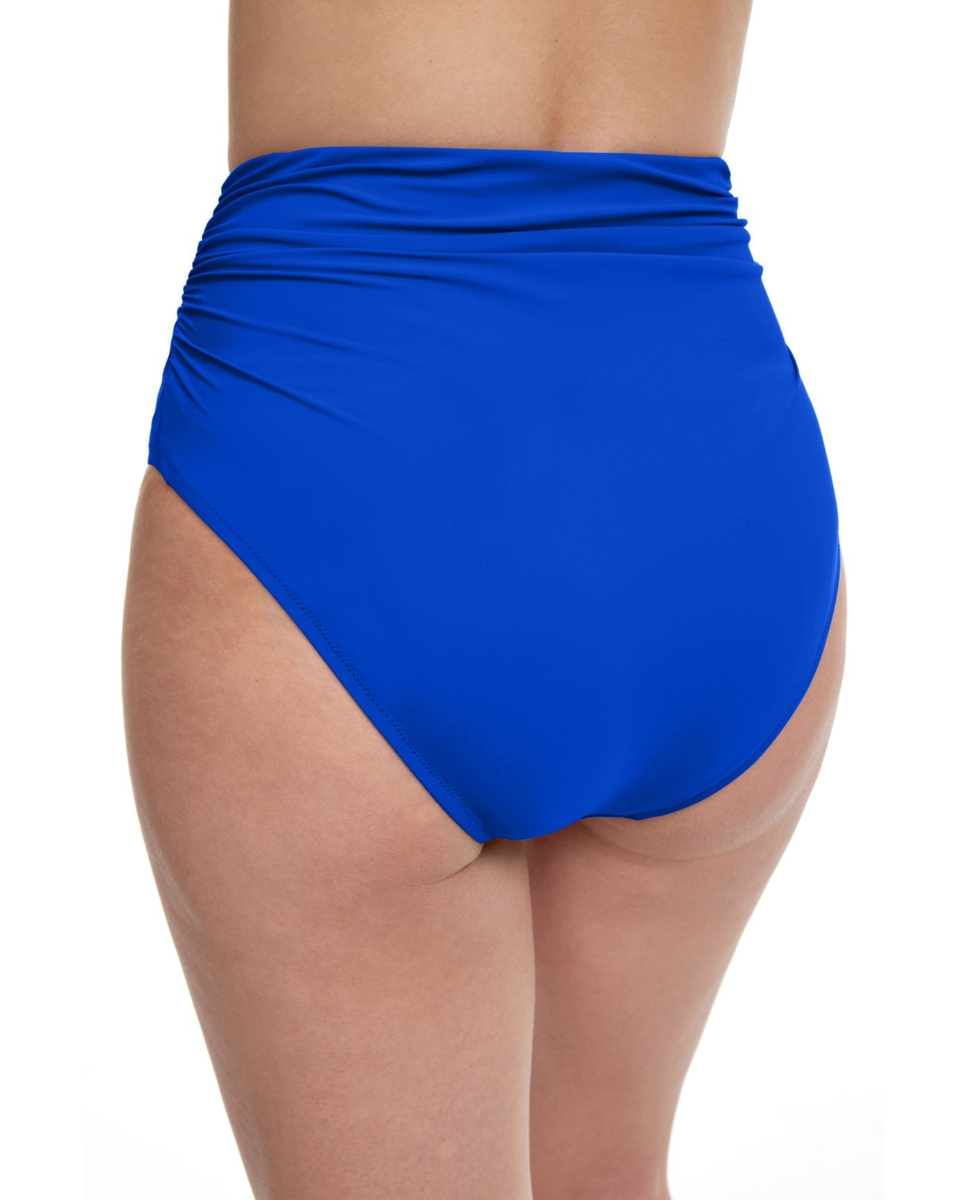 Back View Of Profile By Gottex Tutti Frutti High Waist Tankini Bottom | PROFILE TUTTI FRUTTI COBALT