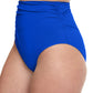 Side View Of Profile By Gottex Tutti Frutti High Waist Tankini Bottom | PROFILE TUTTI FRUTTI COBALT