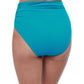 Back View Of Profile By Gottex Tutti Frutti High Waist Tankini Bottom | PROFILE TUTTI FRUTTI TURQUOISE