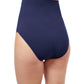 Back View Of Profile By Gottex Tutti Frutti Extra High Waist Bikini Bottom | PROFILE TUTTI FRUTTI NAVY