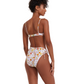 Back View Of Flirtt Botanic Party Adjustable Triangle Bikini Bottom | Flirtt Botanic Party Multi