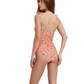 Back View Of Flirtt Lolita Underwire Balconette One Piece | Flirtt Lolita Pink Orange