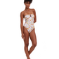 Side View Of Flirtt Botanic Party Bandeau One Piece | Flirtt Botanic Party Multi