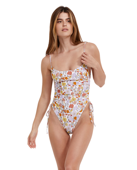 Front View Of Flirtt Botanic Party  Adjustable One Piece | Flirtt Botanic Party Multi