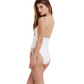 Back View Of Flirtt Solid Adjustable One Piece | Flirtt Solid White