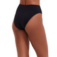 Back View Of Flirtt Solid High Rise Bottom | Flirtt Solid Black