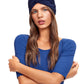 Front View Of Gottex Modest Knotted Hair Covering | GOTTEX MODEST NAVY