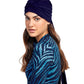 Front View Of Gottex Modest Hair Covering With Tie | GOTTEX MODEST ADMIRAL BLUE