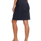 Back View Of Gottex Modest Surplice Tie-Up Skirt | GOTTEX MODEST BLACK