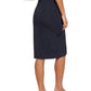 Back View Of Gottex Modest Long Draped Wrap Skirt | GOTTEX MODEST BLACK