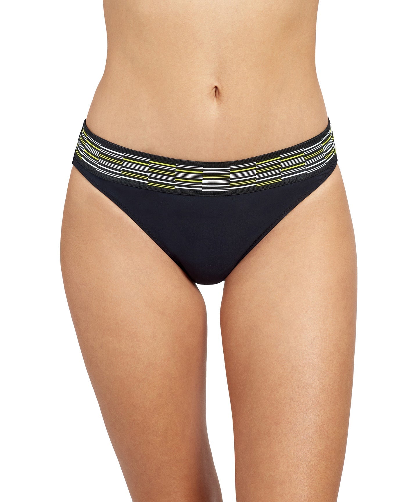 Front View Of Free Sport Sprint Hipster Bikini Bottom | FREE SPORT SPRINT BLACK