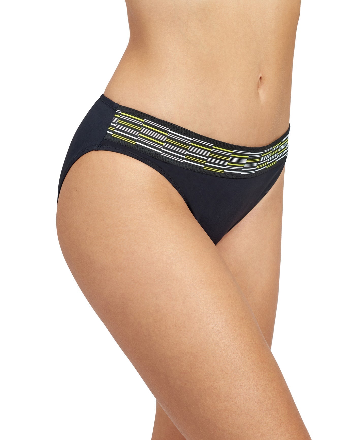 Side View View Of Free Sport Sprint Hipster Bikini Bottom | FREE SPORT SPRINT BLACK