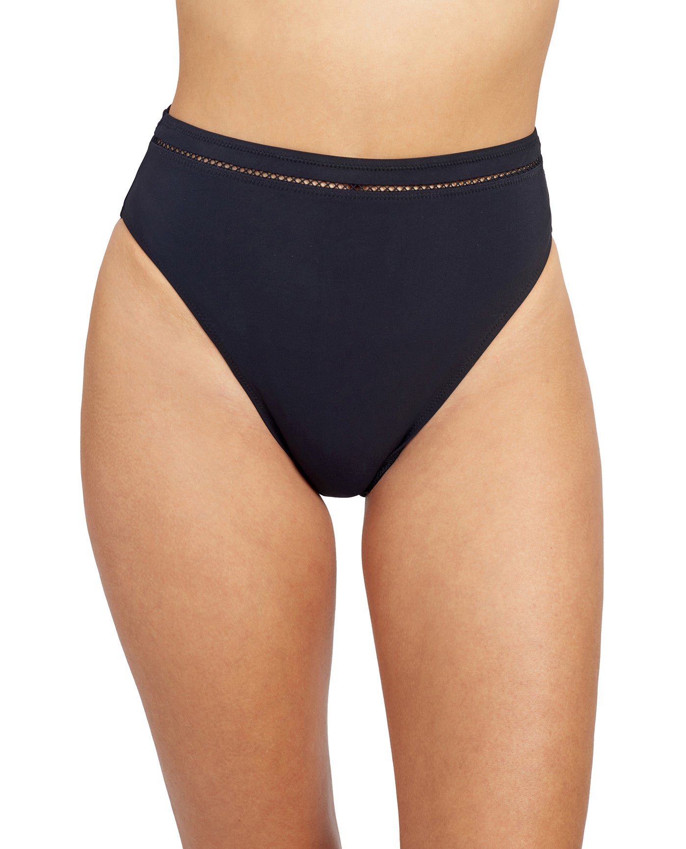 Front View Of Free Sport Champion Bikini Bottom | FREE SPORT CHAMPION BLACK