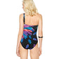Back View Of Gottex Reverie One Shoulder One Piece Swimsuit | Gottex Reverie