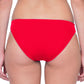 Back View Of Gottex Vista Classic Mid Rise Hipster Bikini Bottom | Gottex Vista Red