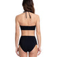 Back View Of Gottex Couture Andromeda Mesh Halter Bikini Top And Bottom Set | Gottex Andromeda