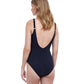 Back View Of Gottex Couture Enchanted Round Neck One Piece Swimsuit | Gottex Enchanted