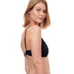 Back View Of Luma Summer Sunrise Bralette Bikini Top | LUMA SUMMER SUNRISE BLACK