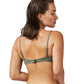 Back View Of Luma Bralette Bikini Top | LUMA IVY KHAKI