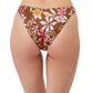 Back View Of Luma Resort Flower High Leg Sexy Bikini Bottom | LUMA RESORT FLORAS
