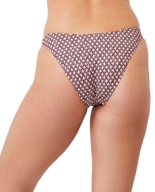NWT $70 Profile Blush by Gottex Shangri-La Coral Bikini Swimsuit Bottom  Womens S