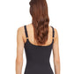 Back View Of Gottex Essentials Timeless Round Neck Tankini Top | Gottex Timeless Black And White