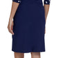 Back View Of Gottex Modest A-Line Surplice Skirt | GOTTEX MODEST ADMIRAL BLUE
