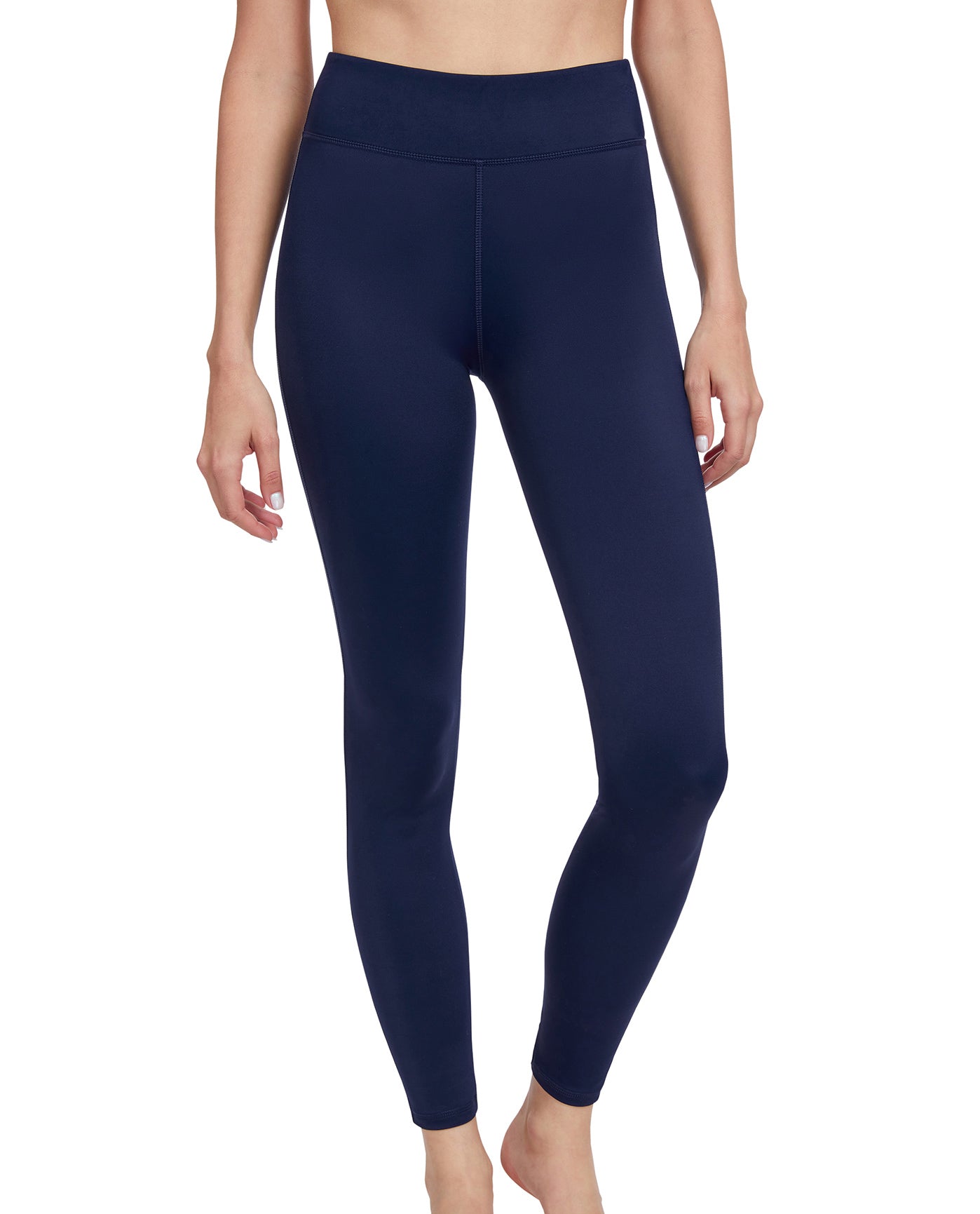 X by Gottex Women's Vanessa Ankle Leggings - Navy Heather - Size XS