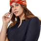 Front View Of Gottex Modest Knotted Hair Covering | GOTTEX MODEST AMORE SPICE