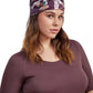 Front View Of Gottex Modest Hair Covering With Tie | GOTTEX MODEST AMORE MAUVE