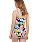 Back View Of Profile By Gottex Rising Sun D-Cup Underwire One Piece Swimsuit | PROFILE RISING SUN BLACK