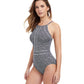 Side View Of Profile By Gottex Colette High Neck One Piece Swimsuit | PROFILE COLETTE