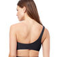 Back View Of Profile By Gottex Kundala One Shoulder Bikini Top | PROFILE KUNDALA BLACK
