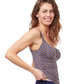 Side View Of Profile By Gottex Let It Be D-Cup Scoop Neck Underwire Tankini Top | PROFILE LET IT BE