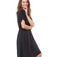 Side View Of Profile By Gottex Florence V-Neck Jersey Tunic Cover Up | PROFILE FLORENCE