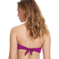 Back View Of Profile By Gottex Tutti Frutti Bandeau Twist Front Bikini Top | PROFILE TUTTI FRUTTI WARM VIOLET