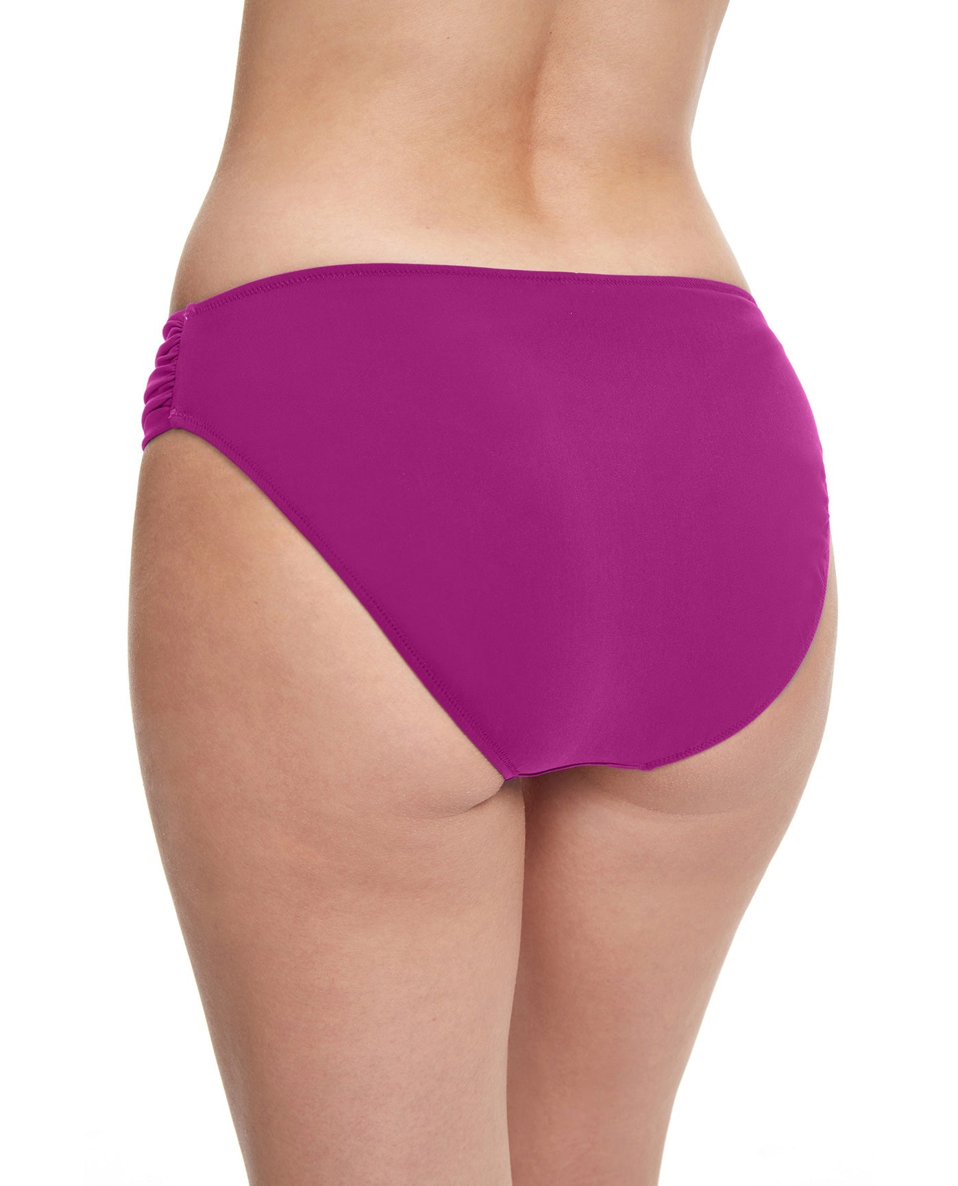 Back View Of Profile By Gottex Tutti Frutti Side Tab Hipster Bikini Bottom | PROFILE TUTTI FRUTTI WARM VIOLET