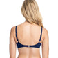 Back View Of Profile By Gottex Tutti Frutti E-Cup Push Up Underwire Bikini Top | PROFILE TUTTI FRUTTI NAVY