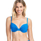 Front View Of Profile By Gottex Tutti Frutti E-Cup Push Up Underwire Bikini Top | PROFILE TUTTI FRUTTI BLUE
