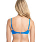 Back View Of Profile By Gottex Tutti Frutti E-Cup Push Up Underwire Bikini Top | PROFILE TUTTI FRUTTI BLUE