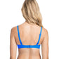 Back View Of Profile By Gottex Tutti Frutti E-Cup Tie Front Push Up Underwire Bikini Top | PROFILE TUTTI FRUTTI BLUE