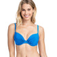 Front View Of Profile By Gottex Tutti Frutti F-Cup Push Up Underwire Bikini Top | PROFILE TUTTI FRUTTI BLUE
