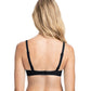 Back View Of Profile By Gottex Tutti Frutti F-Cup Tie Front Push Up Underwire Bikini Top | PROFILE TUTTI FRUTTI BLACK