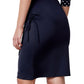 Back View Of Gottex Modest Surplice Tie-Up Skirt | GOTTEX MODEST BLACK