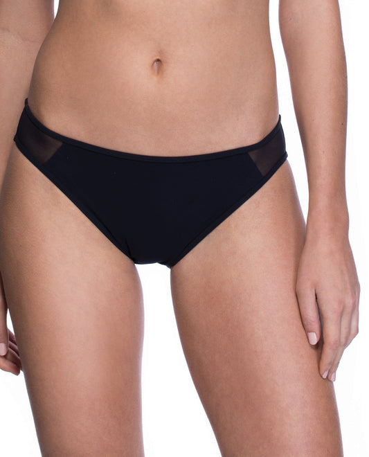 Front View Of Free Sport Illuminate Mesh Tab Side Bikini Bottom | FREE SPORT ILLUMINATE
